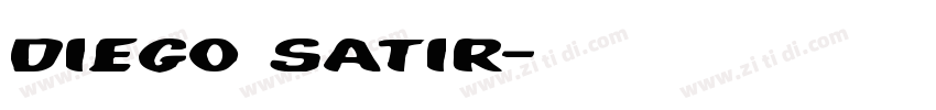 Diego Satir字体转换